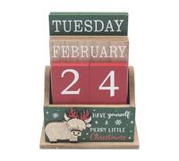 The Leonardo Collection Festive Highland Cow Advent Calendar for Home & Office | Stylish Desk Calendar for Decoration | Daily Planner for Desk Accessories | Ideal Appreciation Gift for Women & Men