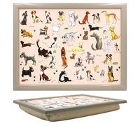 The Leonardo Collection Finola Stack Hot Dogs Laptray | Bean Bag Tray for Meals | Stylish Food Tray for Dinner or Breakfast | Perfect for Home Comfort