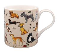 The Leonardo Collection Finola Stack Hot Dogs Mug for Home & Kitchen | Stylish Ceramic Mugs for Tea & Coffee | Lovely Cup Set for Mens Gifts & Birthday Gifts for Women