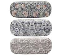 The Leonardo Collection Floral Hard Glasses Case - William Morris Design - Traditional Artistic Reading Accessory - ASSORTED DESIGNS, One Chosen at Random