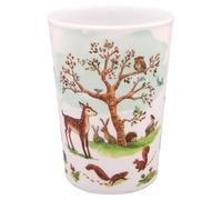 The Leonardo Collection Forest Friends Beaker | British Designed Ceramic Coffee Beaker | Designed by Finola Stack | Lovely Cups for Tea & Coffee | Coffee Cup for Home or Work