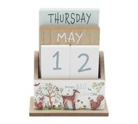 The Leonardo Collection Forest Friends Calendar Finola Stack | Charming Forest-Themed Wall Calendar | Perfect for Organising Your Year | Beautiful Animal Illustrations