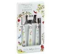 The Leonardo Collection Forest Friends Cutlery Set | Knife, Fork & Spoon Stainless Steel Cooking Set | Designed by Finola Stack | Cooking Utensils Set for Everyday Cooking