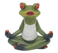 The Leonardo Collection Frog's Life Yoga Polyresin | figurine featuring a playful frog-themed design, ideal for adding character to shelves, desks and other interior spaces.