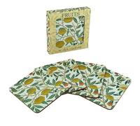 The Leonardo Collection Fruits Coasters Set of 4 William Morris For Home & Office | Stylish Coaster For Kitchen & Dining | Durable Drinks Coasters For Tabletops | Decorative Home Accessories