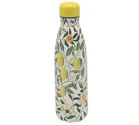 The Leonardo Collection Fruits Drinks Bottle by William Morris | Stylish Glass Water Bottle with Iconic William Morris Fruits Design | Perfect for Hydration at Home, Work, or On-the-Go
