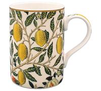 The Leonardo Collection Fruits Mug William Morris, Tea and Coffee Mugs for Hot Drinks | Fine China Printed Mugs for Kitchen & Home | Reusable Ceramic Cups for Every Occasion | Gifts for Women & Men