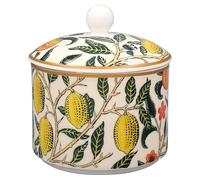 The Leonardo Collection Fruits Sugar Bowl by William Morris | Elegant Ceramic Sugar Bowl with Iconic William Morris Fruits Design | Perfect for Tea Time or as a Decorative Piece