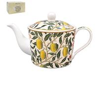 The Leonardo Collection Fruits Tea Pot by William Morris | Elegant Ceramic Teapot with Iconic Fruits Design | Perfect for Tea Lovers | Durable Decorative Teapot for Any Occasion
