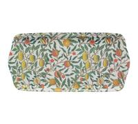 The Leonardo Collection Fruits Tray Medium Melamine Tableware | Medium Fruits tray made from melamine, featuring a decorative William Morris inspired design for everyday serving.