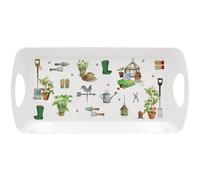 The Leonardo Collection Green Fingers Tray Medium For Serving Dishes | Serving Trays For Kitchen Accessories | Lovely Serving Platter For Serving Food & Tea Trays for Food Serving