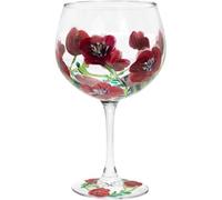 The Leonardo Collection Hand Painted Poppy Gin Glass by Lynsey Johnstone with Gift Box…, Multi, JNS_475157