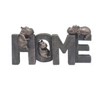 The Leonardo Collection Happy Hippo Home Home Decor Figurines & Ornaments For Home & Office | Decorative Accessories Statues For Indoor & Outdoor | Lovely Gifts for Women & Men