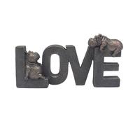 The Leonardo Collection Happy Hippo Love Home Decor Figurine