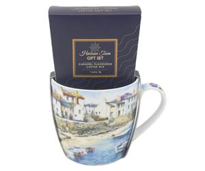 The Leonardo Collection Harbour Town Coffee Gift Set with Mug 480ml