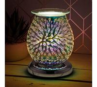 The Leonardo Collection Hearts Wax Melt Lamp Oil Burner Home Fragrance Aromatherapy Touch Sensitive Light