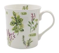 The Leonardo Collection Herb Garden Mug Jennifer Rose Gallery, Tea and Coffee Mugs for Hot Drinks | Fine China Printed Mugs for Kitchen & Home | Reusable Ceramic Cups for Every Occasion
