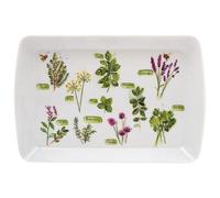 The Leonardo Collection Herb Garden Tray Small Jennifer Rose Gallery for Kitchen & Home | Non Slip Serving Tray for Food | Serving Platter for Lunch & Dinner | Plastic Trays for Tea & Serving Dishes