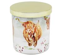 The Leonardo Collection Highland Cow Candle for Home & Air Freshener | Long Burning Odour Eliminator for Relaxing Mood | Lovely Scented Candles Gift for Women & Men