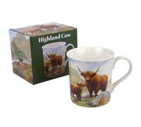 The Leonardo Collection Highland Cow Mug Macneil Studios, Tea and Coffee Mugs for Hot Drinks | Fine China Printed Mugs for Kitchen & Home | Reusable Ceramic Cups for Every Occasion