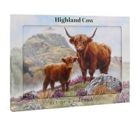 The Leonardo Collection Highland Cow Placemats Set of 4 Macneil Studios Table Mats For Home & Kitchen | Easy Clean & Washable Place Mats For Table | Stylish Decorations & Daily Use