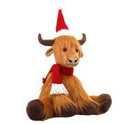 The Leonardo Collection Highland Cow Sitting Dancing Figurines & Ornaments For Home & Office | Decorative Home Accessories Statues For Indoor & Outdoor | Lovely Gifts for Women & Men