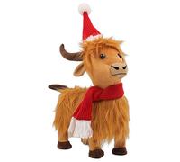 The Leonardo Collection Highland Cow Standing Dancing Figurines & Ornaments For Home & Office | Decorative Home Accessories Statues For Indoor & Outdoor | Lovely Gifts for Women & Men