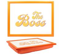 The Leonardo Collection His N Hers Boss Laptray For Food Serving & Breakfast | Comfortable Lap Trays With Bean Bag Cushion | Durable Lap Trays For Eating On Lap For Adults