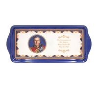 The Leonardo Collection Hm King Charles Iii Tray Med Royal Heritage for Kitchen & Home | Non Slip Serving Tray for Food | Serving Platter for Lunch & Dinner | Plastic Trays for Tea & Serving Dishes