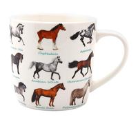 The Leonardo Collection Horses Mug, Tea and Coffee Mugs for Hot Drinks | Fine China Printed Mugs for Kitchen & Home | Reusable Ceramic Cups for Every Occasion | Birthday Gifts for Women & Men