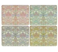 The Leonardo Collection Hyacinth Table Place Mats Set of 4 | Non Slip Washable Table Mats For Dining | Designed By William Morris | Set of 4 Printed Designer Placemats