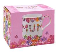 The Leonardo Collection Jennifer Rose Gallery Mum Mug | Elegant Coffee Mug for Tea & Coffee | Fine China Mug for Home & Office | Stylish Gift for Mum Coffee Cup for Daily Use & Special Occasion