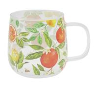 The Leonardo Collection Jennifer Rose Oranges & LemonsGlass Mug 500ml