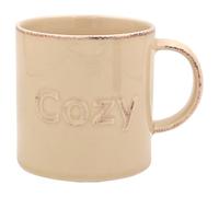 The Leonardo Collection Just Saying Cozy Mug | Comfortable Everyday Coffee & Tea Cup | Large Hot Drink Mug | Modern Home Drinkware | Stylish Gift Mug for Relaxing Moments