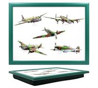 The Leonardo Collection Laptray Planes With Bean Bag for Serving Dishes | Lovely Lap Trays for Eating on Lap for Dinner or Breatfast | Newly Designed Food Trays for Lap