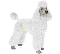 The Leonardo Collection Large White Poodle By Leonardo Dog Studies Ornaments, Resin, H15cm
