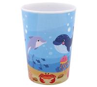 The Leonardo Collection Little Stars Sea Life Beaker | Clear Glass Beaker with Handle | Stylish Measuring Cup & Drinkware | Durable Glass Mug for Coffee, Tea & More | Unique Ocean-Themed Design