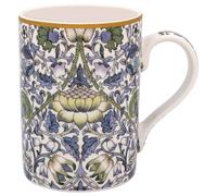 The Leonardo Collection Lodden Mug William Morris, Tea and Coffee Mugs for Hot Drinks | Fine China Printed Mugs for Kitchen & Home | Reusable Ceramic Cups for Every Occasion | Gifts for Women & Men