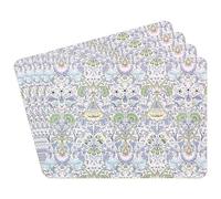 The Leonardo Collection Lodden Placemats Set of 4 William Morris Table Mats For Home & Kitchen | Easy Clean & Washable Place Mats For Table | Stylish Decorations & Daily Use