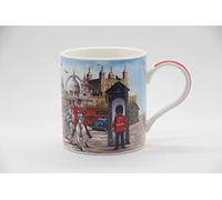 The Leonardo Collection London Collage Mug for Hot Drinks | Fine China Printed Coffee Cups for Kitchen & Home | Reusable Tea and Coffee Mugs for Every Occasion & All Type of Drinks