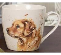 The Leonardo Collection LP34090 Ceramic Mug | Golden Retriever design | 1 Pc, White