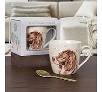 The Leonardo Collection LP34093 Ceramic Mug | Spaniel design | 1 Pc, White