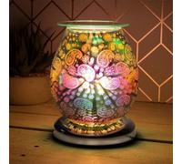 The Leonardo Collection LP46959 Bulb Shaped Desire Aroma Touch Lamp | 3D Multicolour Paisley design | 1 Pc, Multicolor, One Size