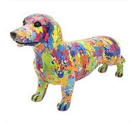 The Leonardo Collection LP47230 Splash Art Dachshund Ornament, Boxed