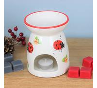 The Leonardo Collection LP48013 Wax/Oil Warmer | Ladybirds | 1 Piece-11x11x14 cm Accessory, Multicolor