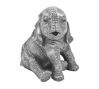 The Leonardo Collection LP48923 Reflections Silver Elephant Ornament, Boxed