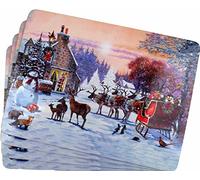 The Leonardo Collection LP52077 Magic of Christmas Place Mats (Set of 4)