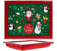 The Leonardo Collection LP52177 Xmas Little Stars Cushioned Lap Tray, 35x28x6cm