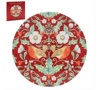 The Leonardo Collection LP52795 William Morris Inspired Red Berry Thief Trivet Fine China Gift Boxed Christmas