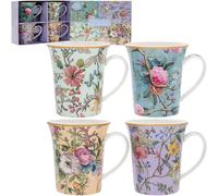 The Leonardo Collection LP94355 Set, Ceramic, 300 milliliters, Set of 4 Mugs